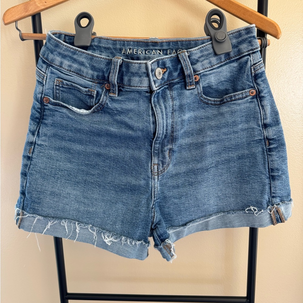 American Eagle Outfitters Women's Classic Blue Jean Shorts